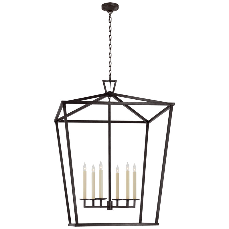 Chapman & Myers Darlana XXL Lantern, Aged Iron