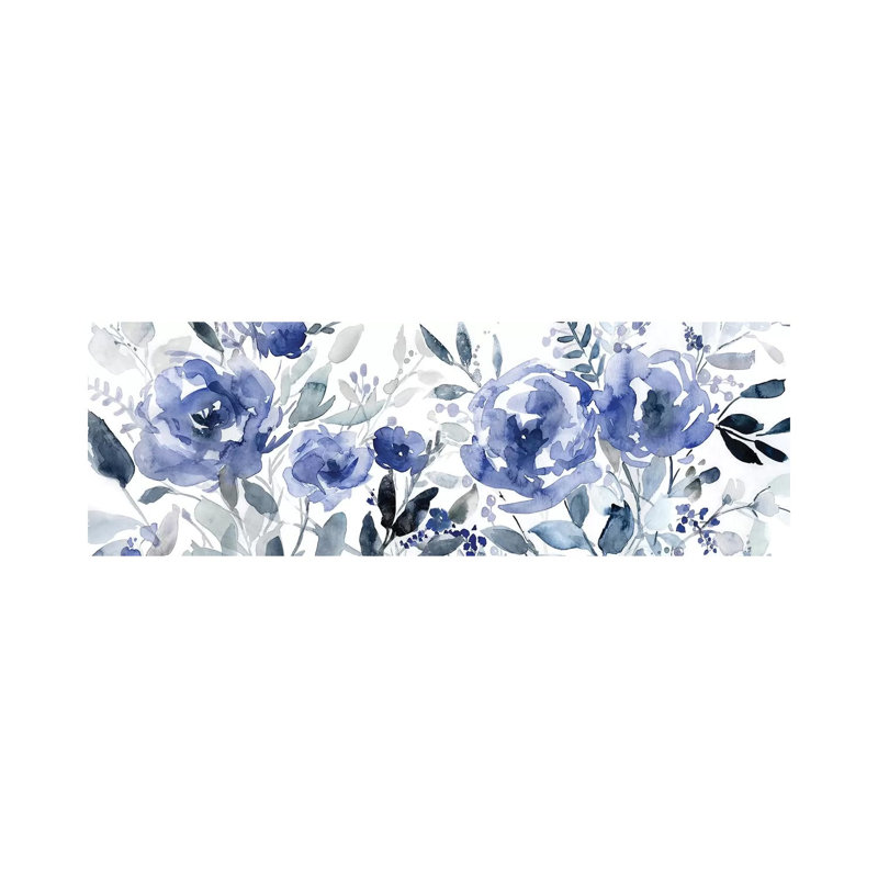Painters Field Of Flowers by Carol Robinson - Wrapped Canvas Panoramic Painting, 30.48 cm H x 91.44 cm W x 1.91 cm D