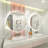 Aevar Simple & Modern Back LED Lighted Anti-fog Round Bathroom/Vanity Mirror-1967079515