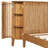 Josue Wooden Bed With Slat Headboard & 3-Tier Side Storage-114763630