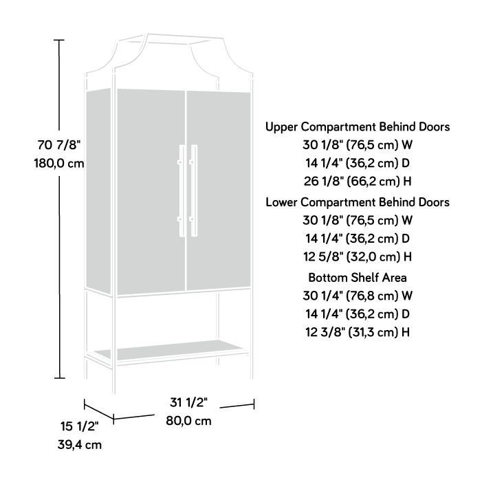 Armoire de rangement Weesner