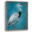 «Great Blue Heron I», reproduction encadrée - bois massif-1079421259
