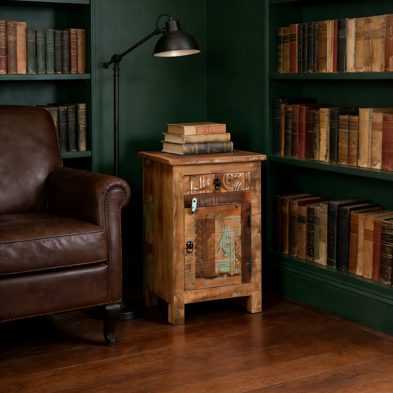 Carved Side Table