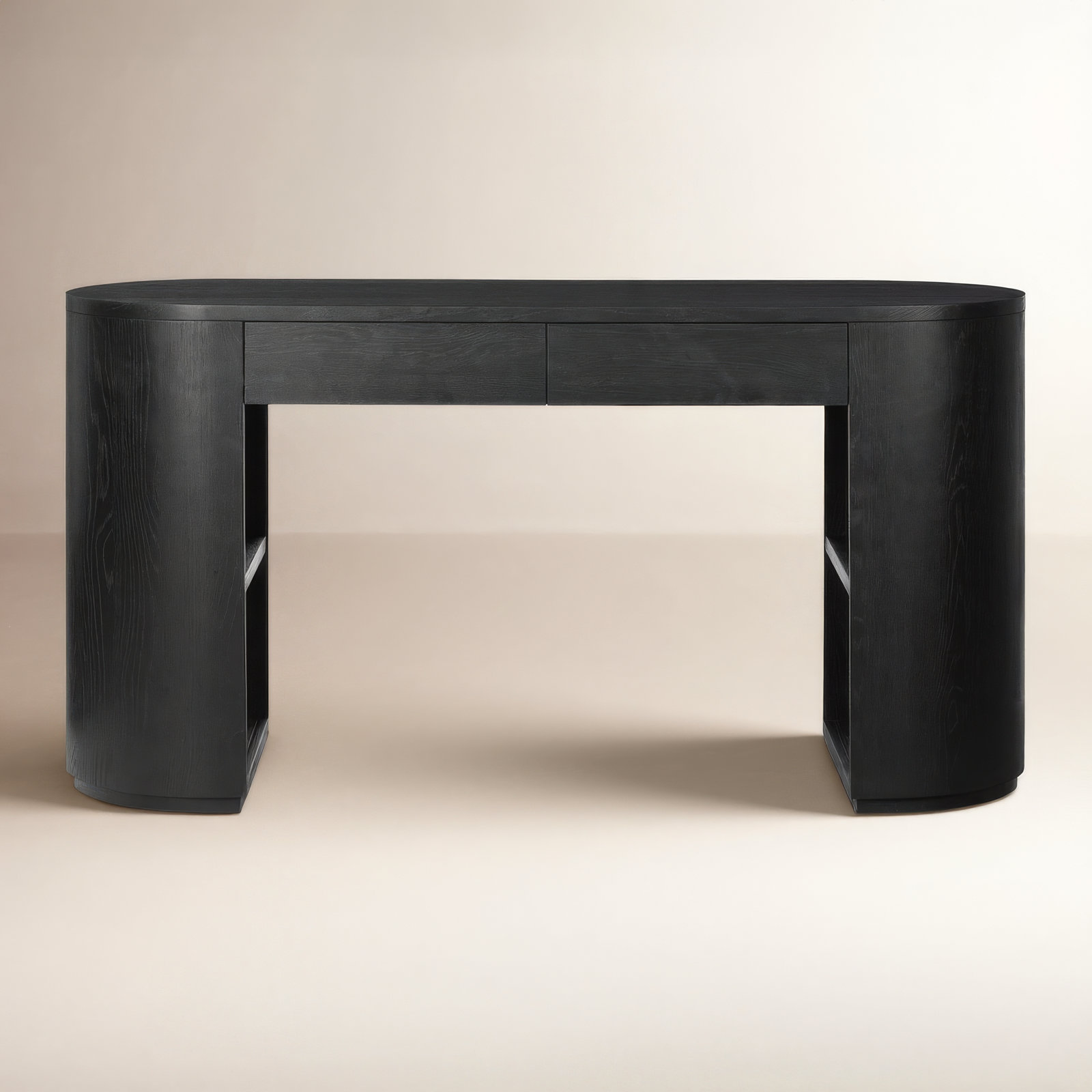 Lillian Writing Desk, Brushed Ebony