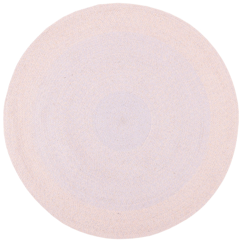 Rihanne Hand Woven Cotton Rug, Round 4'