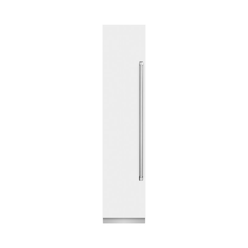 ZLINE 18 in. 8.6 cu. ft. Right Hinge Column Freezer in White Matte with Graphite Gray Interior, White Matte, Right