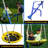 Sportspower Taylor Galvanized Metal Swing Set With Blow Molded Swing, Standing Swing, 2 Person Teeter Totter, 32" Saucer Swing, And 5' Slide, Bonus 4pc Anchor Kit Included