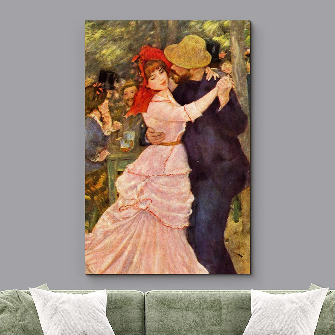 Famous Artwork " Dance At Bougival " by Pierre-Auguste Renoir IDEA4WALL 