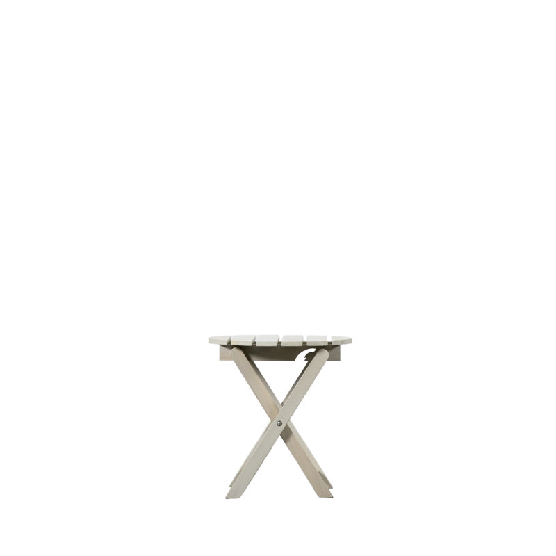 Abdual Folding Wooden Side Table