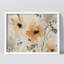 «Elegant Watercolor Floral Soft Peach and Grey Tones Illustration Modern Minimalist» sur papier-98267426-98267425