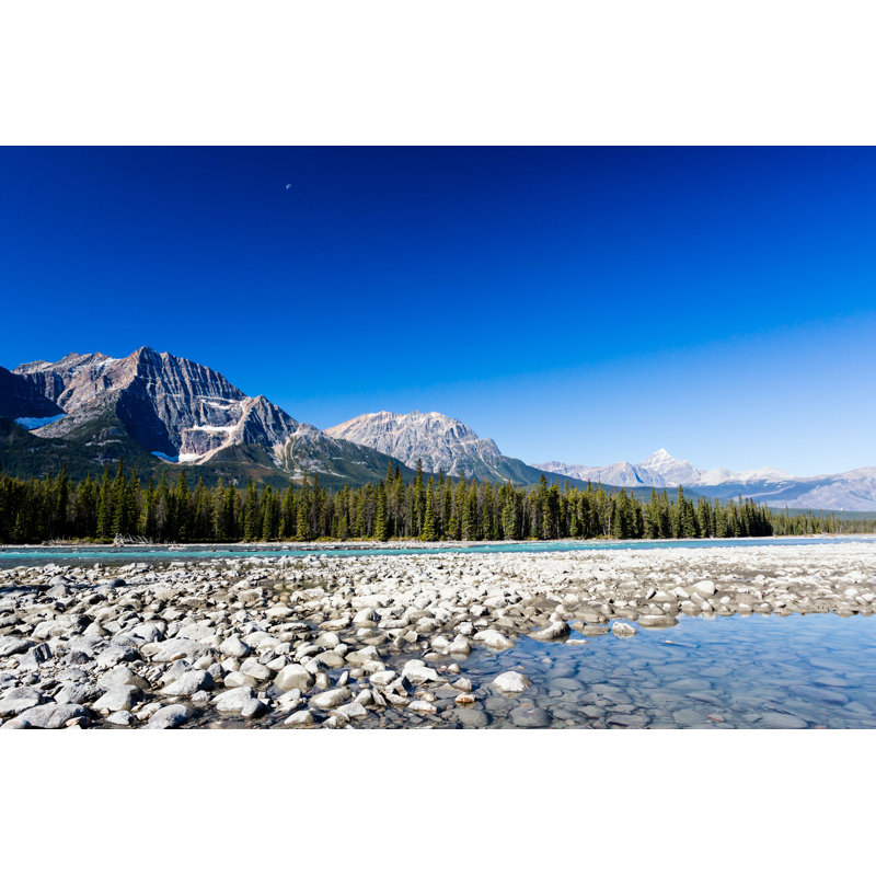 «Mitch Athabasca River» par - Photographie sur toile tendue, H 24 po x l 36 po