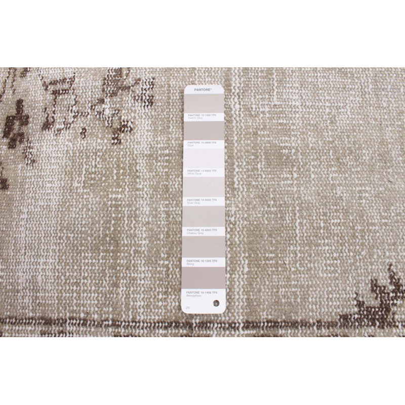 Tapis beige à transition de couleur 5 pi 4 po x 8 pi 10 po