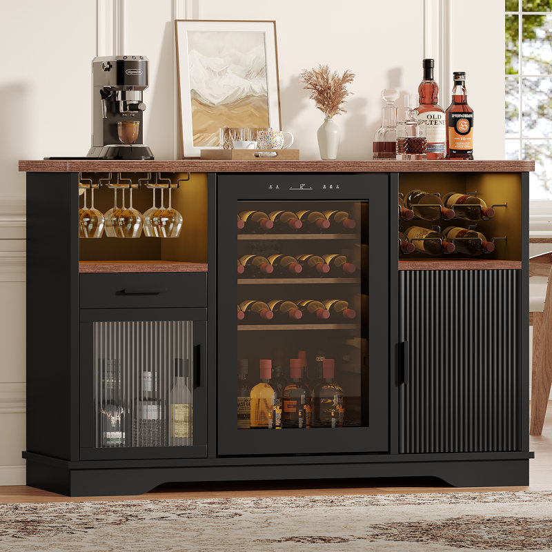 52"Bar Cabinet with Storage