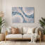 Gradient Abstract 68, art mural gris en métal-1084555566