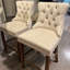 Velvet Upholstered Bar Stool with Button Tufted Back-102830872-108418880-113494538