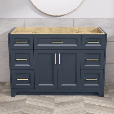 Armoire de meuble-lavabo autoportante 48 po