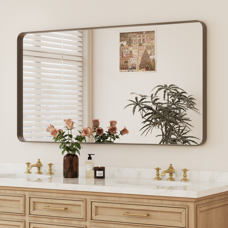 Miroir de salle de bain sur mesure, 55 po x 30 po