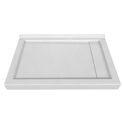 Signature 48'' W 32'' D Rectangular Triple Shower Base