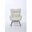 Chaise berçante moderne, fauteuil oscillant rembourré-12685868
