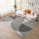 Abstract Machine Printed Area Rug
