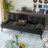 Aldiana 64.2" Convertible Futon Upholstered Sofa Bed-1441701987