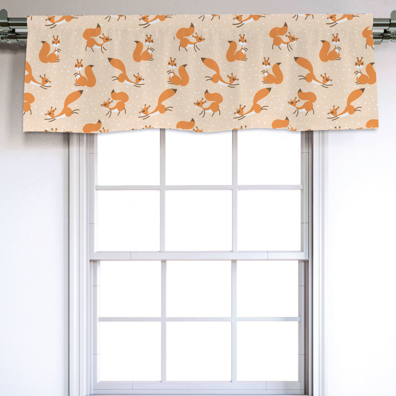 Sateen Ruffled Window Valance