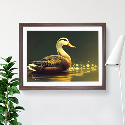 Luminous Duck - Single Picture Frame Print