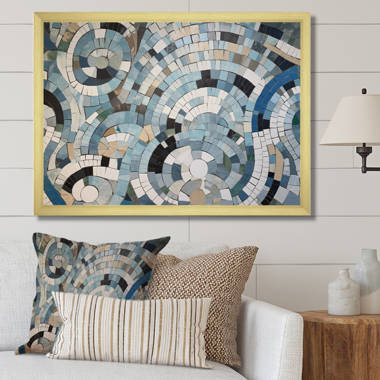 Ivy Bronx Kamare Blue And Green Bohemian Medley On Canvas Print