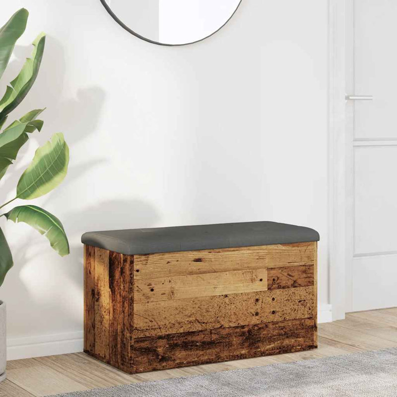 Banc de rangement vidaXL Vieux bois