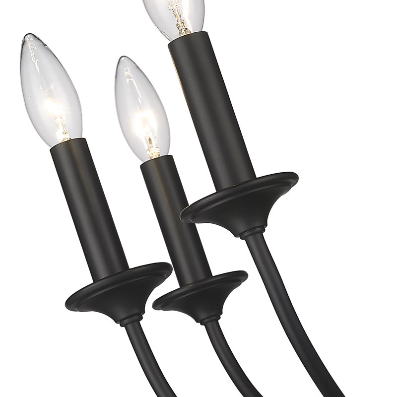 Steel Candle Wall Light