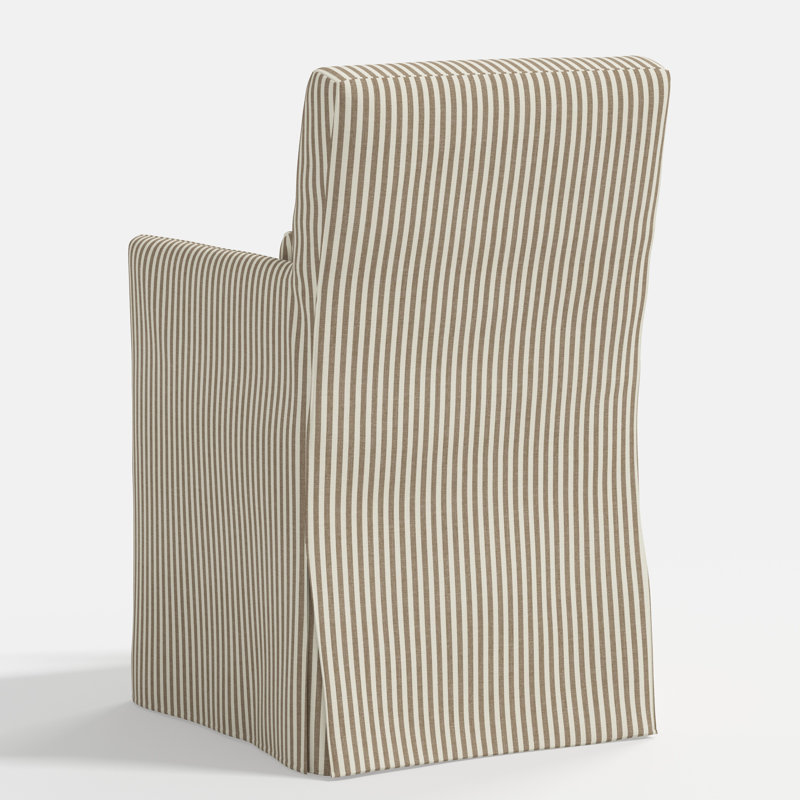 Stoffer Home x Cloth and Co. Lindy Dining Chair, Jane Stripe Burlap
