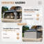 16 Ft. W X 12 Ft. D Metal Patio Gazebo