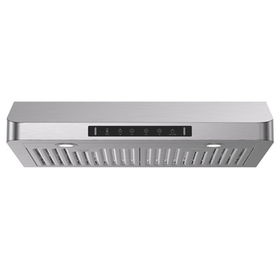 VIKIO 30" 900 CFM Ducted Under Cabinet Range Hood with 3-Way Venting, Removable GU10 LED