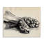 «Dog Paw Charcoal Design», brun clair noir, art numérique sur estampe numérique par Jennifer Paxton Parker-245654373-245654378