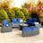 10-Piece Outdoor Half-Round Sectional Sofa Set for Customizable Layout-1324033881-1324033880