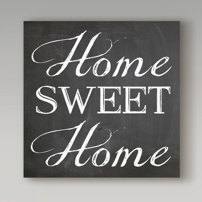 Keishawna «Home», art textuel sur toile tendue