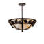 2 - Light Semi Flush Mount