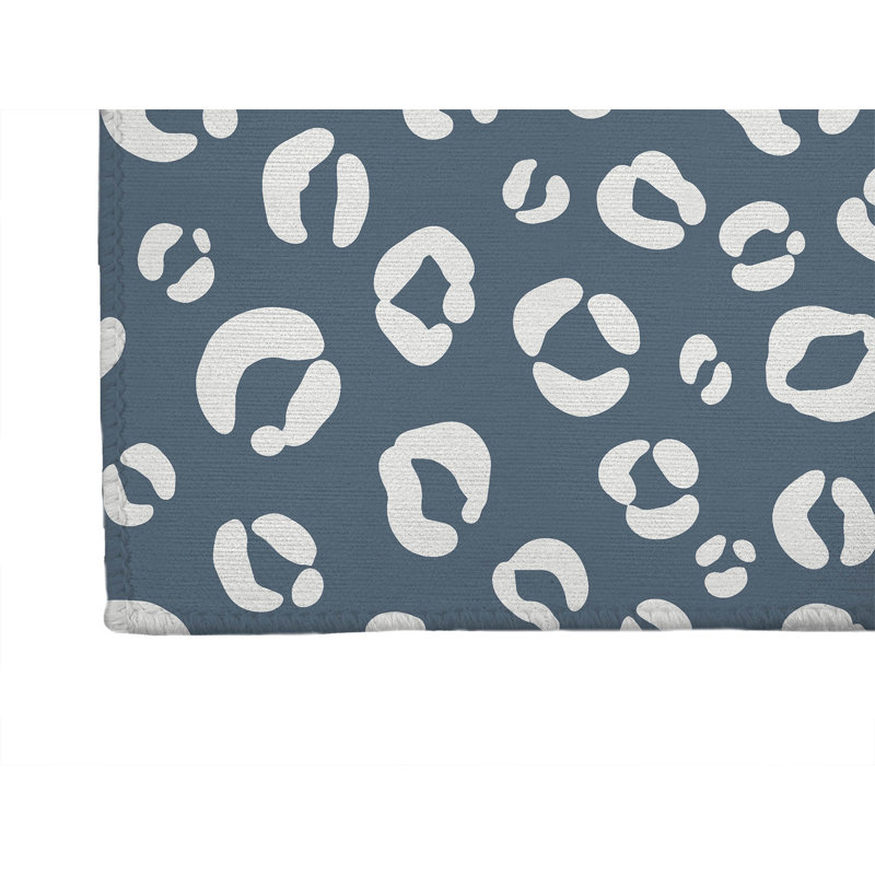 Leopard Play Non-Slip Outdoor Rug, Runner 2'6" x 8'