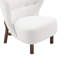 Fauteuil à oreilles rembourré Aarmaan