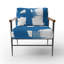 Tomalin Crossing Paths I - Fauteuil d'appoint rembourré moderne-1111886596