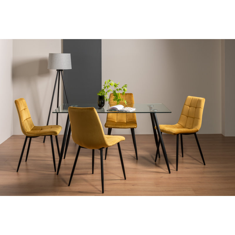 6 - Person Dining Set, Mustard