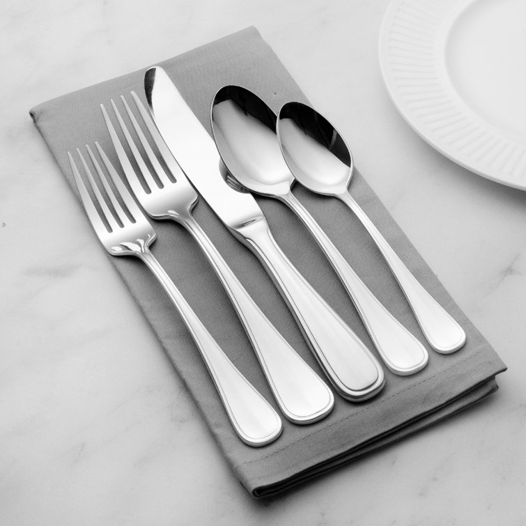 Firenze 45-Piece 18/10 Stainless Steel Flatware (Set Service for 8)