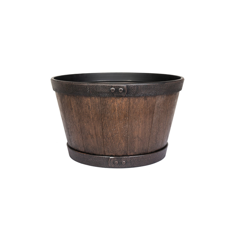 Oban Whiskey Barrel, Dark Oak, 23cm H x 39cm W x 39cm D