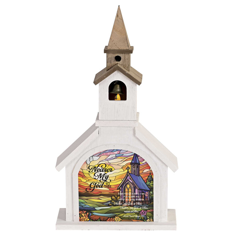 Figurine d'église près de mon dieu