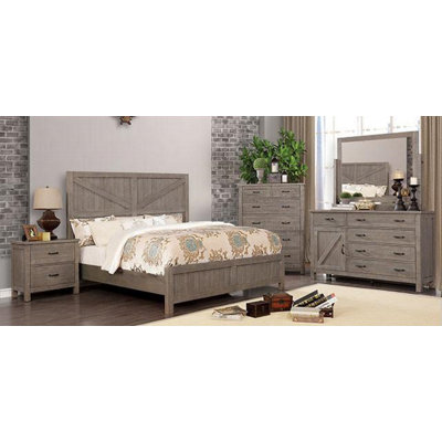 Sofiya Solid Wood Configurable Bedroom Set