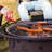  30" Round Wood-Burning Steel Fire Pit with Cooking Grate-520313770