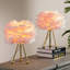 Lampe de table trépied 14,5 po Marjorie