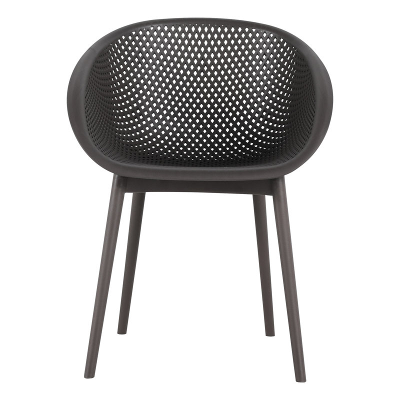 2 chaises longues d'intérieur / d'extérieur en plastique PP gris chaud toutes saisons, légères pour la terrasse, la plage, le salon, le matériau, l'installation facile, le plancher, le tissage en filet, le support ergonomique et le portable