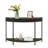 Fluted Half Moon Console Table-466975375