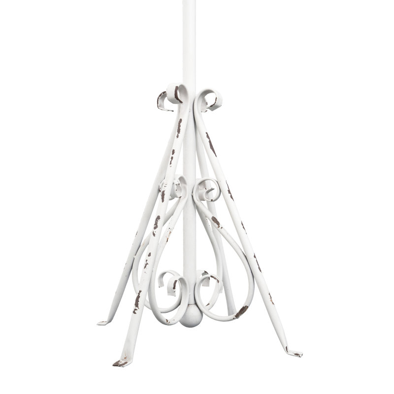 Bantock Loft Metal Freestanding 8 - Hook Coat Rack, White